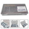 Nickel Plated Iron Construction Efficiently Designed 110 Piece Grease Nipple Kit Suitable for Vehicle Maintenance Tasks