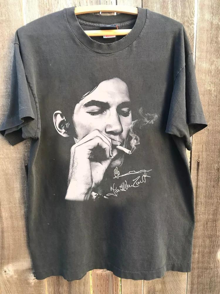 

Футболка унисекс Townes Van Zandt Курящий Signature Угольный Полный размер S-5XL SS464 XXXXL