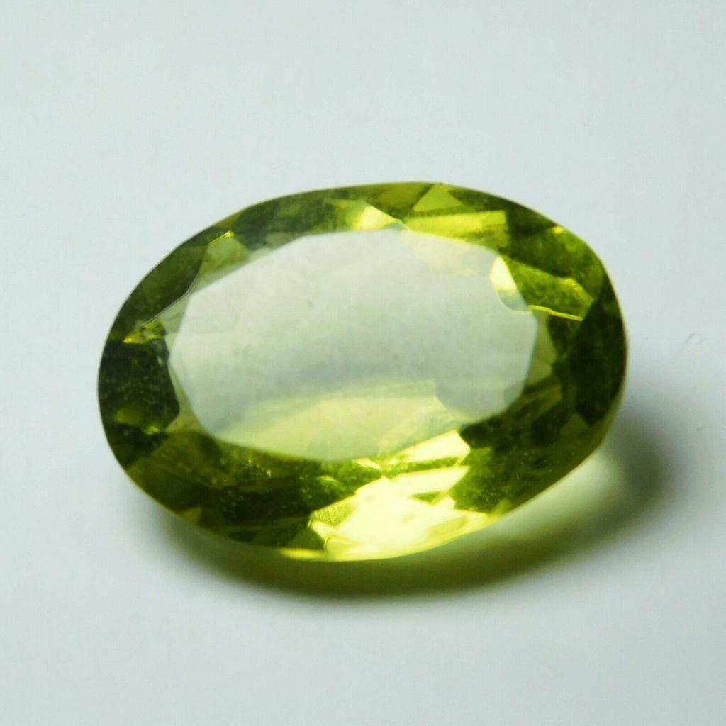 AA++ Danburite Gemstone   Yellow Oval Shape 6.40 Ct