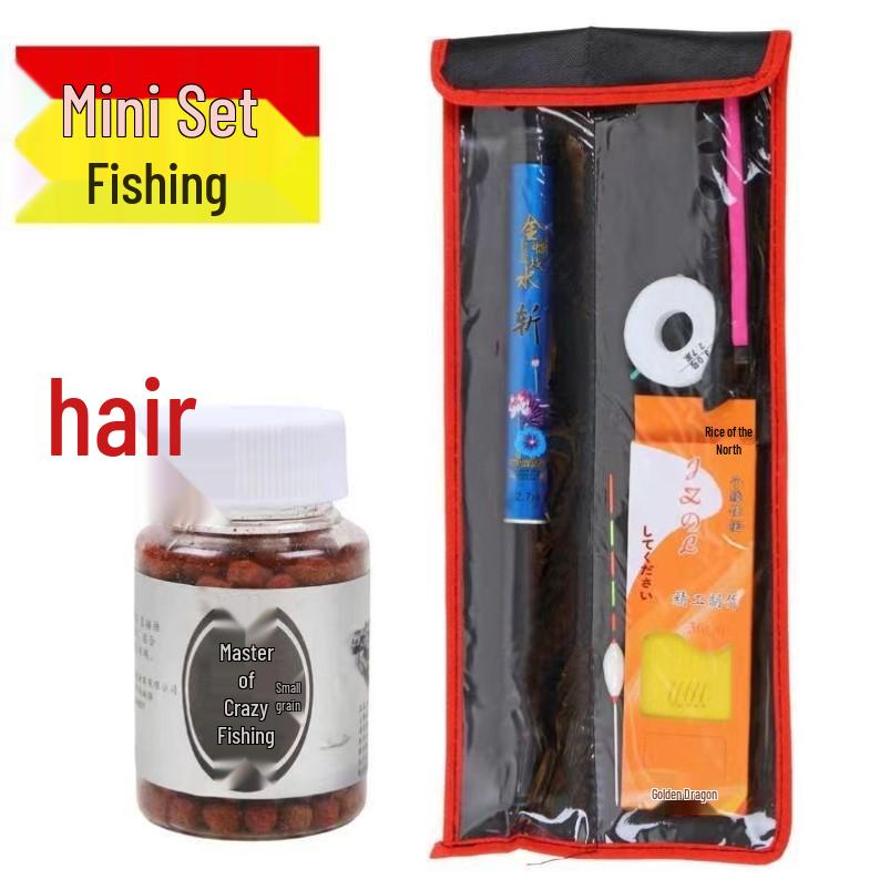 Compact Telescopic Fishing Rod - Mini Portable Fountain Pen Design