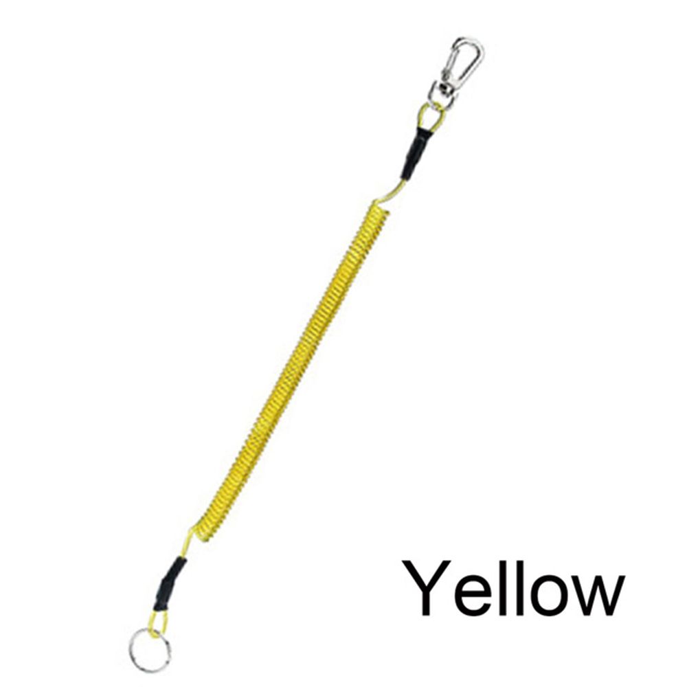 

Fishing Accessories Anti-lost Retractable Tackle Fishing String Spring Rope Lanyard Keychain
