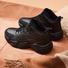 Anta Planet Fleece Lined, Comfortable Fashion Slip Resistant Thermal High top Casual Shoes Women's Gray Black 122448956-5