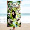 1PC Custom Name Sheep Garden Beach Towel Highly Absorbent And Sand-Resistant Towel for Swimming, Pool, Yoga, And Travel Lightweight