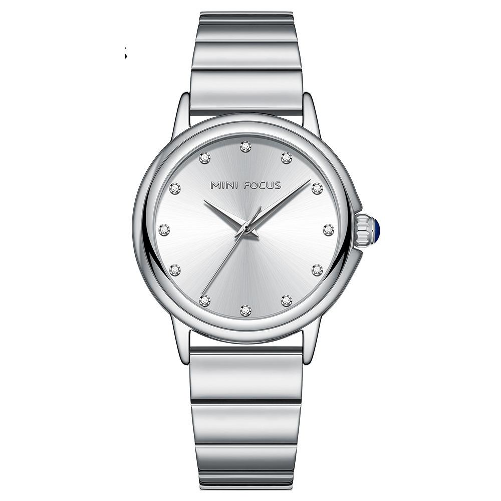 Watches Light Luxury Fashion Women's Watch Japanese Movement Waterproof Diamond Steel Band Women's Watch