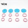 Silicone Tray Base Molds 12Pcs Mini Plate Clay Molds, Earring with Positioning Base, Multi?Shape Polymer Craft Supplies Cutters for DIY Earring,