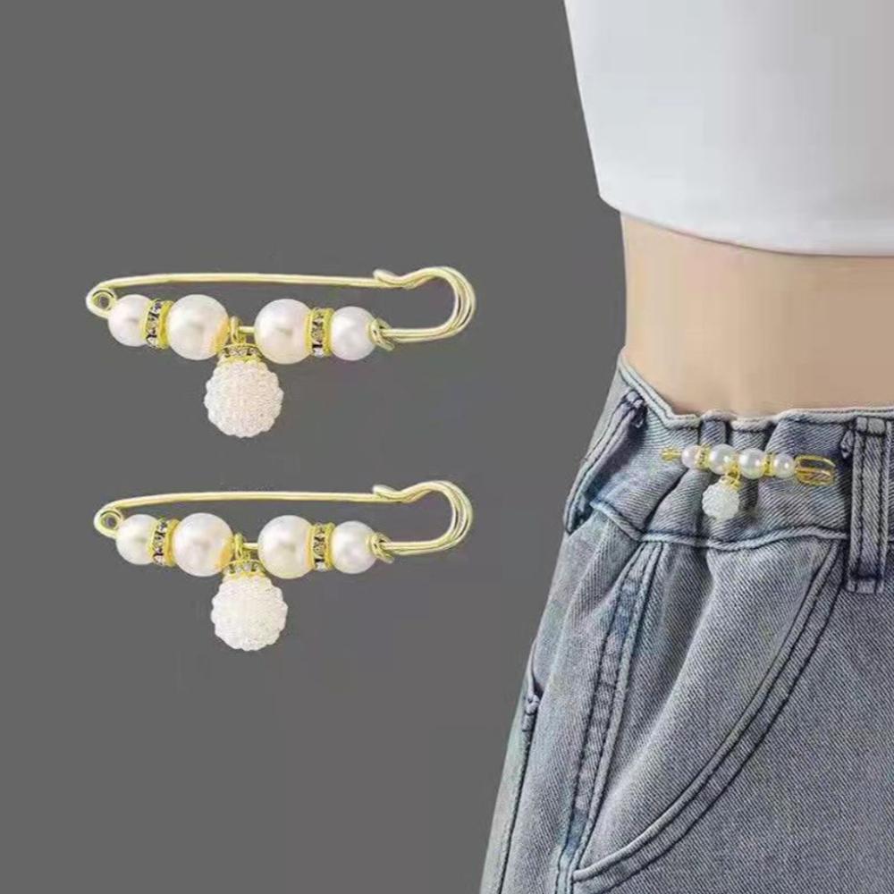 Pin Accessories Women Waistband Pin Clothing Brooches Set Dress Shawl Clips Waist Pin Brooch