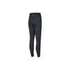 Fila Solid High-Waisted Fitness Knitted Leggings Women Leggings Deep-Black A11W341607F-BK