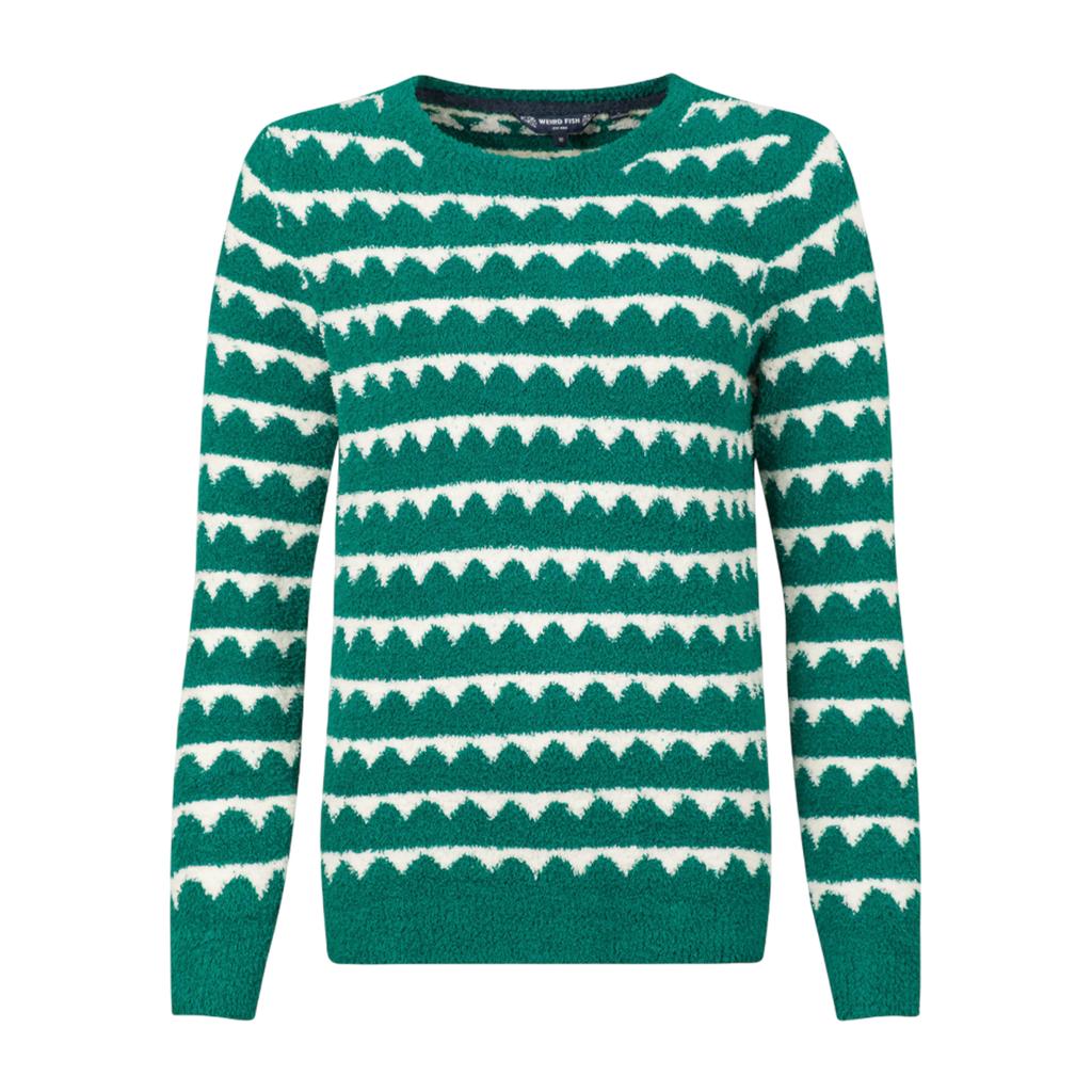 Weird Fish Dámská/Dámská pletená mikina se vzorem Tyla