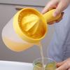 Manual Plastic Juicer Orange Juice Cup Simple Lemon Orange Squeezer Home Use Kitchen Tool Children Friendly Square Mouth