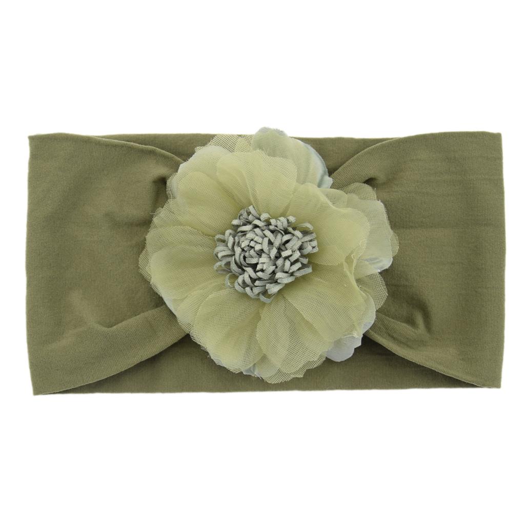Mesh Sunflower Nylon Headgear Baby Hair Accessories Children'S Headband Infant Soft Headband Stockings Headband