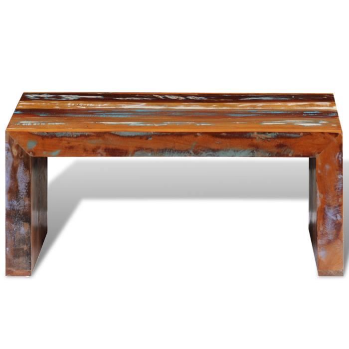 VidaXL Table basse Bois recyclé