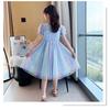 Girls' Fashion Dresses: Summer Lightweight Short-Sleeve Princess Dresses for Kids