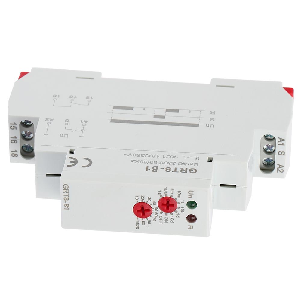 GRT8-B1  Ausschaltverzögerungs-Zeitrelais Zeitrelais DIN-Schienenmontage AC 220V