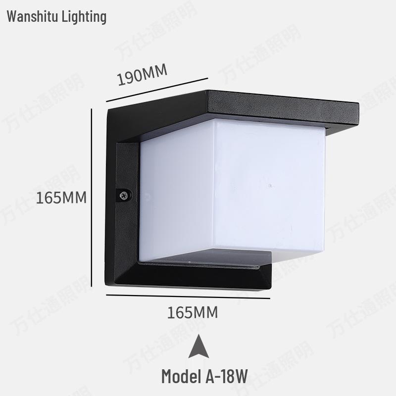 Nordic Waterproof LED Wall Lamp for Outdoor & Indoor Use