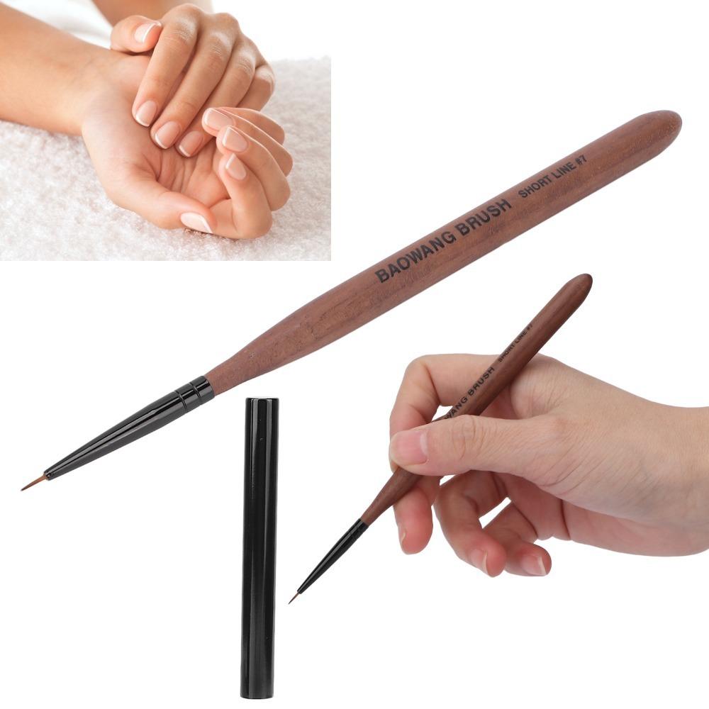 Ergonomic Handle Nail Art Brush Thin Detail Design Nail DIY Brush Nail Painting Brush Salon Use 5mm