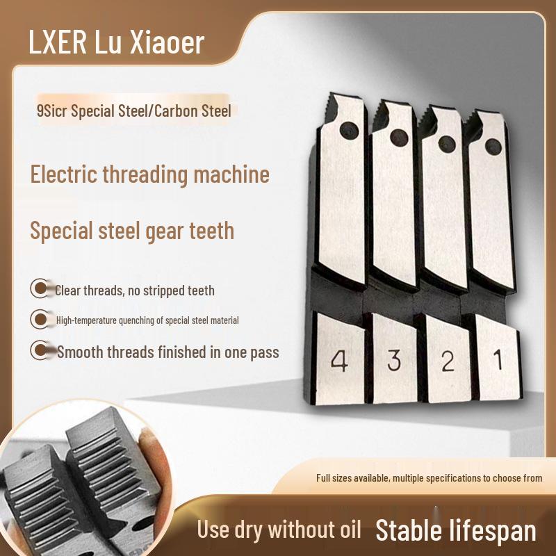 Electric Threading Machine Die Head, Type 100, Oil-Free, High-Strength, Universal Accessory, for Dry Pipe Threading.
