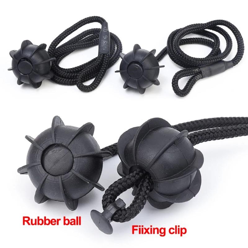 2Pcs Universal Cars Trunk Bulkhead Lanyard Luggage Storage Organiser Bulkhead Rope Oxford Cloth with Ball Fixed Rope Car Gadget