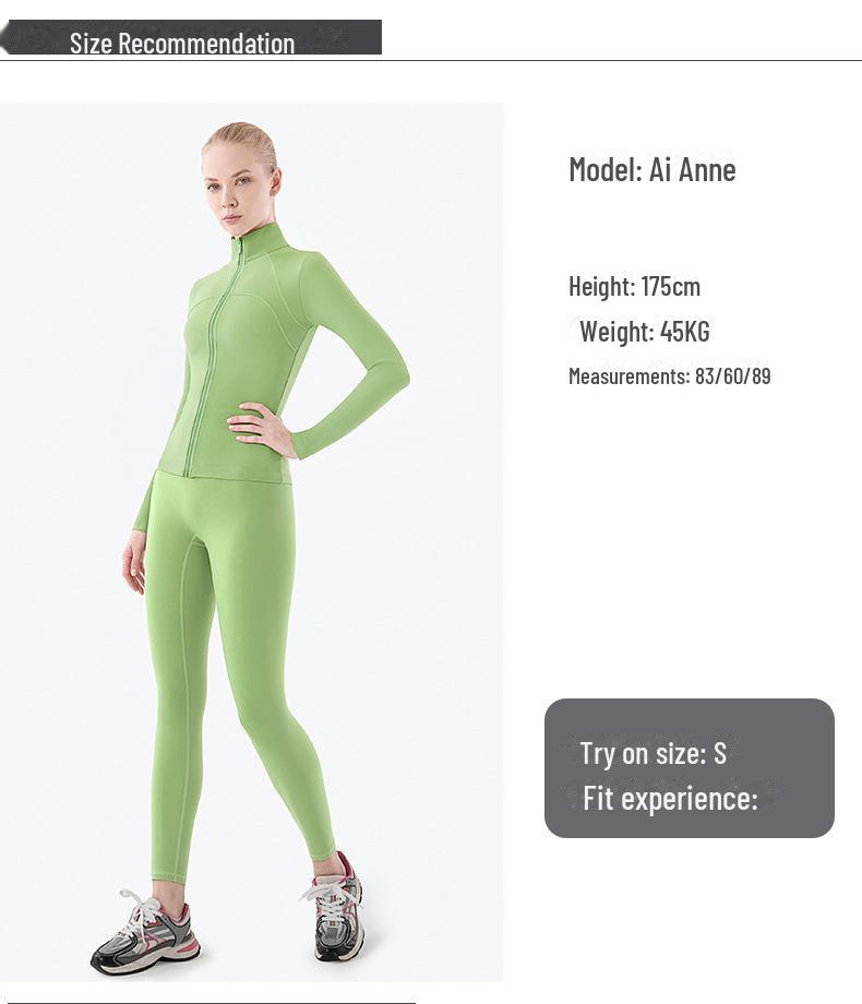 Women's Lulu Yoga Jacket: Quick-Dry, Long-Sleeve Sportswear for Autumn/Winter Fitness