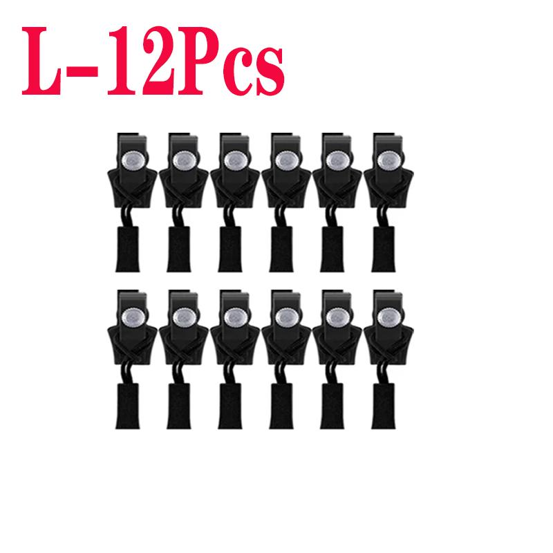 1/6/12 szt. Uniwersalny zestaw do naprawy zamków błyskawicznych Szybka natychmiastowa odpinana główka zamka błyskawicznego Wymiana suwaka zamka błyskawicznego do 3 różnych rozmiarów