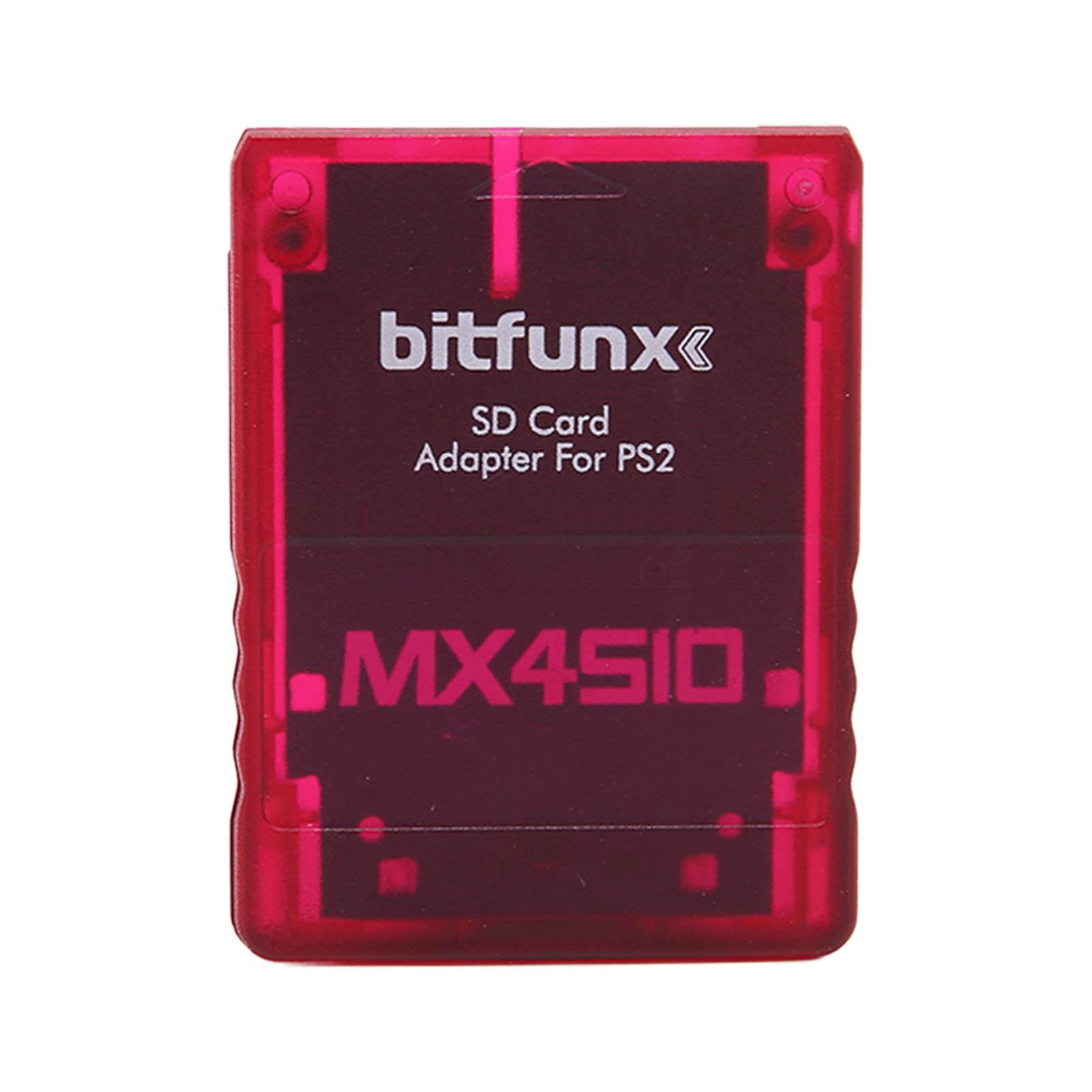 

MX4SIO SIO2SD Адаптер для карт Micro Storage Ручной работы Стабильная замена Картридер для карт Micro Storage для PS2 красный