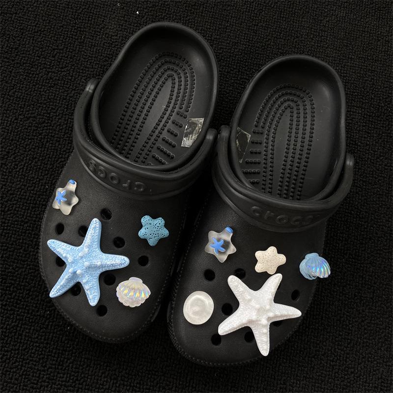 Cave Shoe Accessories, DIY Shoe Flowers, Shoe Buckles, Ocean Starfish, Summer, Blue Accessories, Decorations, Shoe Decorations