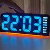 62KD LED Desk Clock With Bottom Lighting Brightness Control For Home and Office