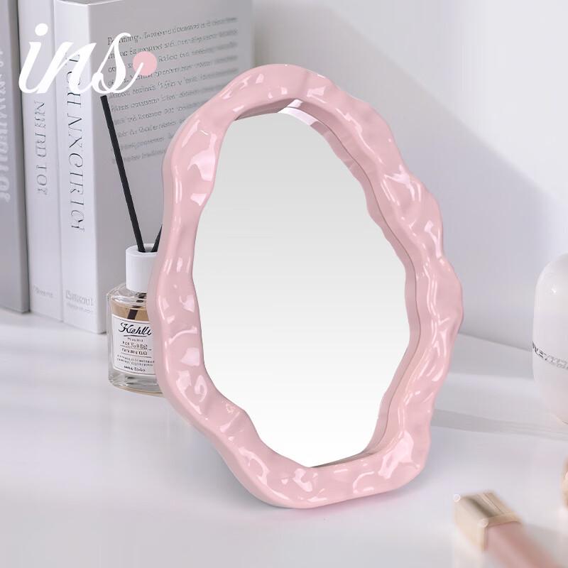 oeny Cloud Wave Portable Desktop Makeup Mirror