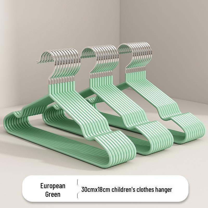 Extra dicker rutschfester tauchbeschichteter Kleiderbügel für Erwachsene und Kinder - Markierungsfreie Wäschetrocknungslösung