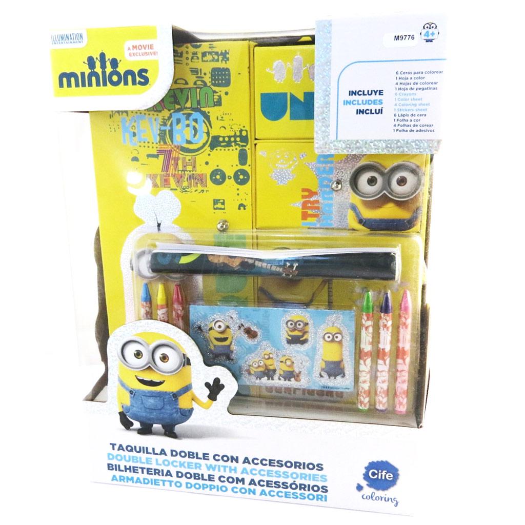Minions [M9776] - Armoire coloriage 'Minions' (13 pièces) 43x33 cm