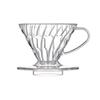 V60 Dripper 01 Clear Tritan Coffee Cup Conical Dishwasher Made In Japan Pour-Over 1-2 Capacity, Shape, BPA-Free, Safe, VDTA-01-T
