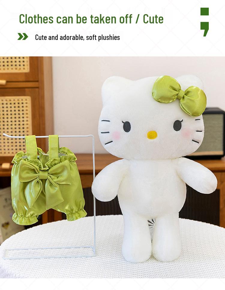 Hello Kitty Cross-Back Overalls Plush Doll Gift