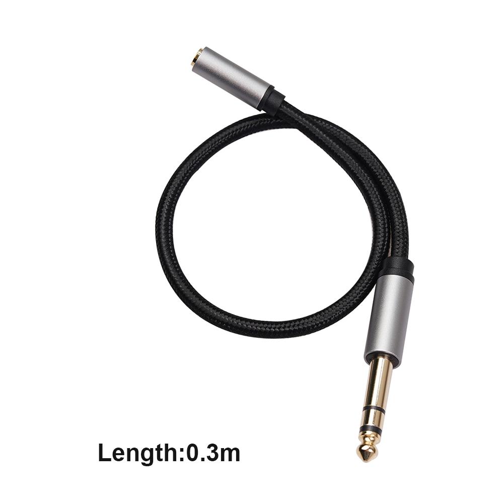Buy 6.35mm Male to 3.5mm Female Audio Cable for Guitar Piano Headphone Adapter at affordable