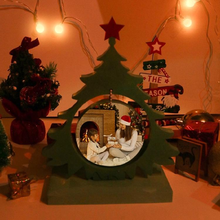 Christmas Tree Resin Silicone Mold for DIY Crafts Photo Frames Epoxy Molds