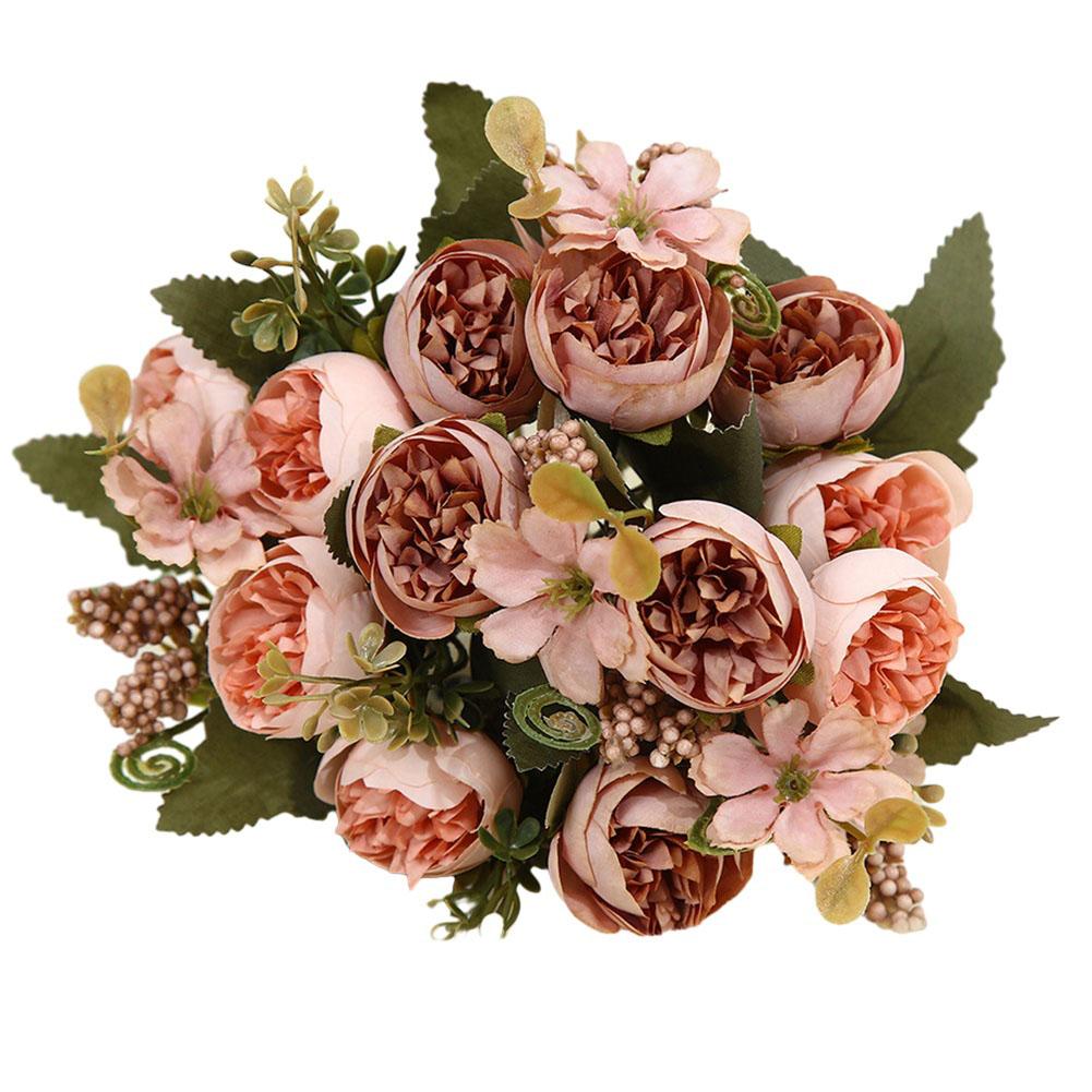 Office Decoration Rose Flower Rose Fake Flower Wedding Room Layout High Quality