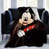 1 szt., Przytulny koc z Myszka Miki do wystroju domu: Idealny prezent do sypialni, salonu lub na podróż, flanelowy koc, idealny na kanapy