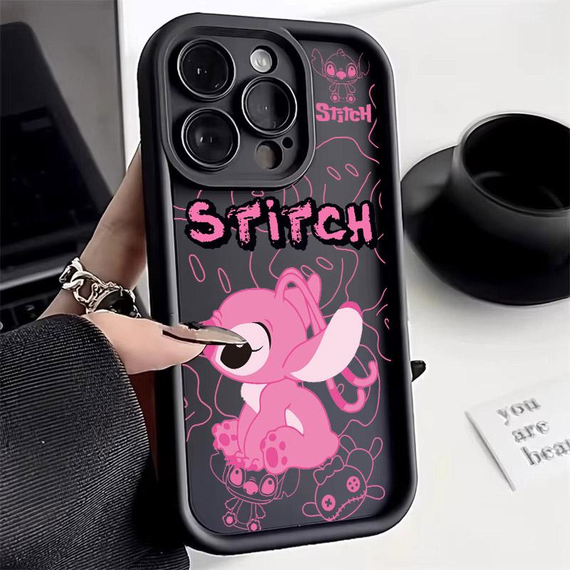 Angel Stitch Cartoon Phone Case For iPhone 17E 11 12 13 14 15 16 17 Pro Max Fundas 17 Air Plus 16e 13 Mini Silicone Back Cover