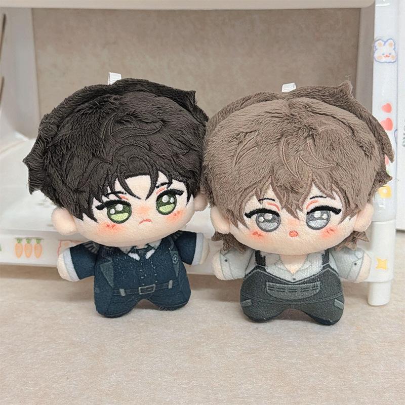 10cm Kawaii Game Anime The Little Mushroom Character An Zhe Lu Feng Stuffed Plush Toy Figure Keychain Doll Pendant Birthday Gift