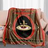 1PC All-Seeing Eye theme printed blanket, all season lightweight home office outdoor nap multifunctional blanket A9