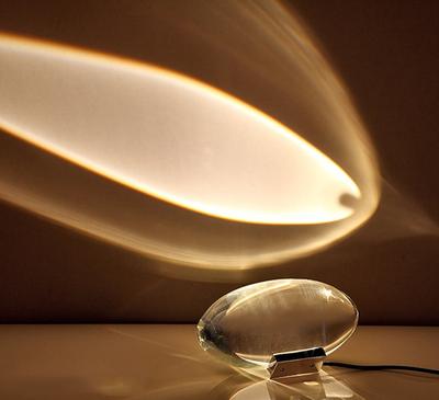 Gökyüzünün Gözü Kristal Dekoratif Masa Lambası İtalyan Melek Gözyaşları Gün Batımı Gün Batımı Projeksiyon Lambası Atmosfer Işığı Gece Lambası