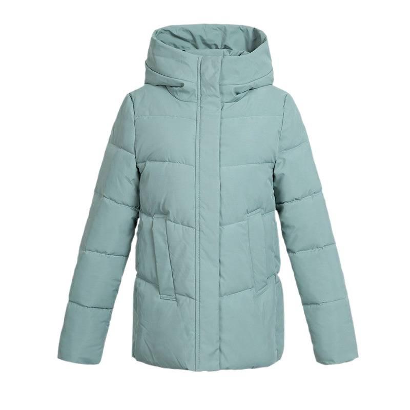 Plus Size Women's Hooded Short Down Jacket Winter Warm