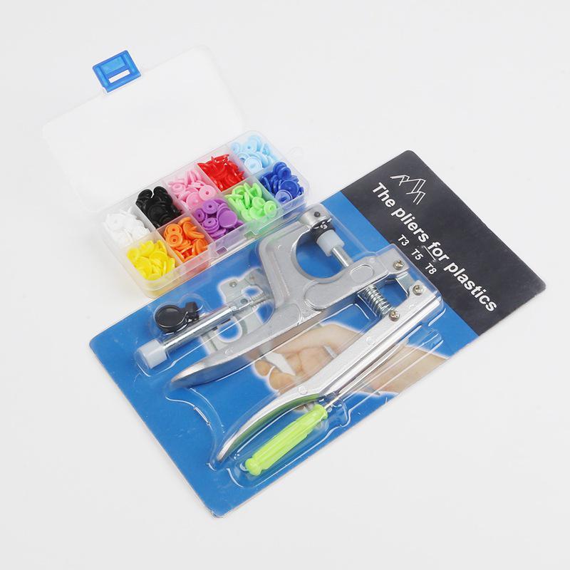 

Набор смоляных кнопок-застежек 25 цветов для детской одежды «Сделай сам» с инструментом для установки