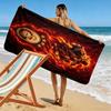 Galatasaray Unbroken Print Beach Towel, Large Soft Quick Dry Towel for Beach Camping Swimming