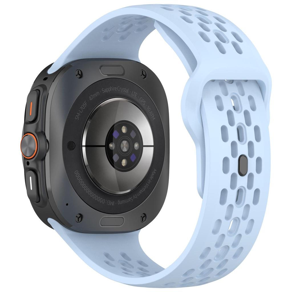 Soft Silicone Band for Samsung Galaxy Watch Ultra 2025 Sports Loop Strap Gaps Bracelet for Galaxy Watch 47mm Ultra Accessories