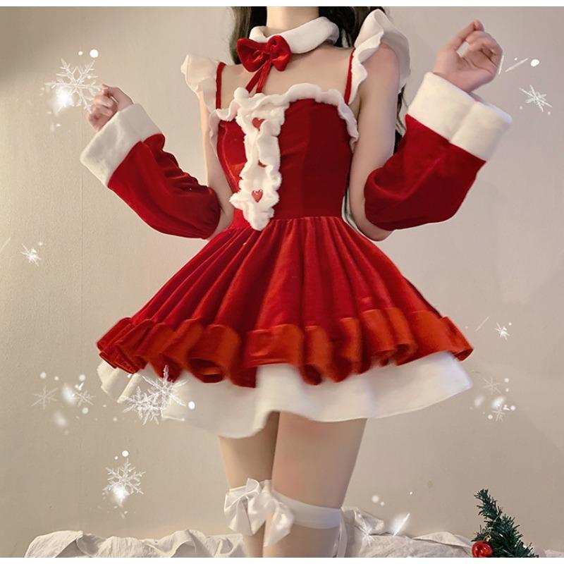 Christmas Dress Sexy Halloween Suit Nightclub Bunny Sexy Maid Seduction Cute Princess Party Suit