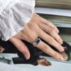 Серебряное кольцо с натуральным сапфиром 1.735ct, фианитами, вес изделия 3,18 гр (2202486)