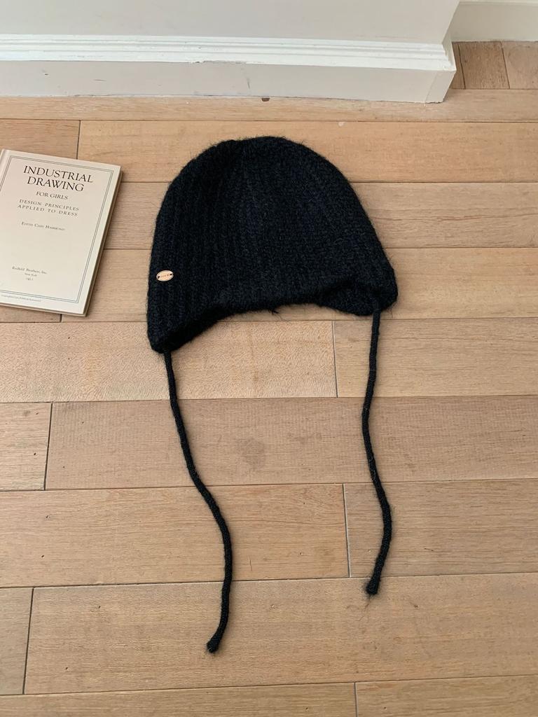 Knitted Wool Blend Beanie Stretchy Hat Women Windproof & Warm For Cycling, Hiking, And Daily Wear Cold Cap Soft New