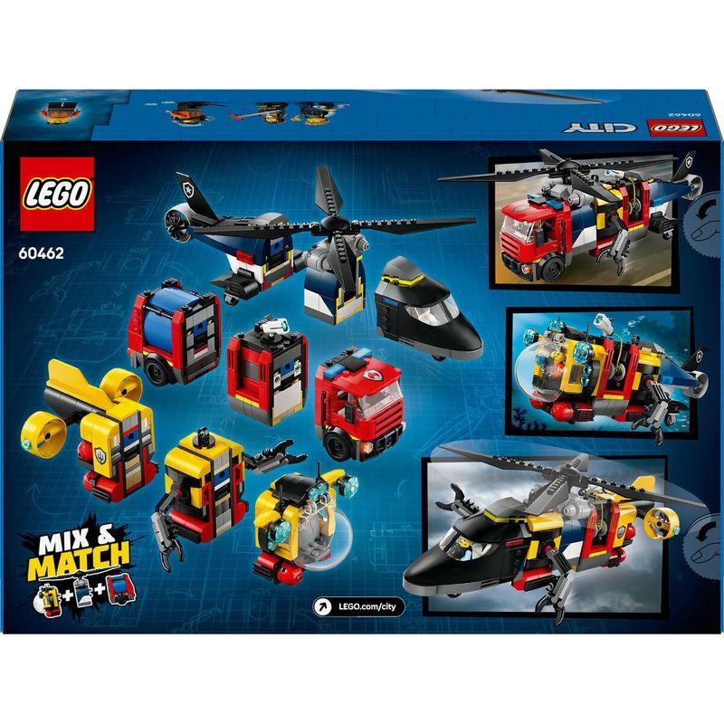 LEGO City Helicopter, Fire Truck & Submarine Remix
