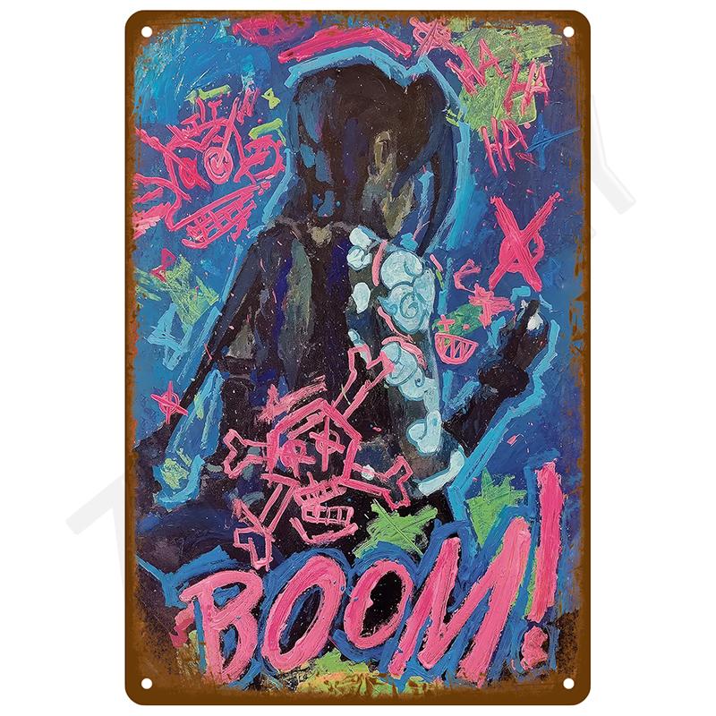 Retro Wall Art Bar Accessories Mancave Tin Sign Room Luxury Home Decor Item Decorations Metal Signs Vintage Metal Plates Posters