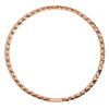 [Rockyu] Men's Stainless Steel Necklace, Hypoallergenic, Long Magnetic Necklace, Pink Gold, Zirconia, Square Chain, 7mm Wide, 50cm, Gold, Silver, Birt