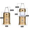 New Multifunctional  Camping Light Rechargeable Camping Lamp Solar Power Charging Portable Fan Lantern Emergency Outdoor Lightin